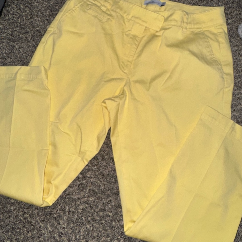 Yellow LL Bean Chino Pants